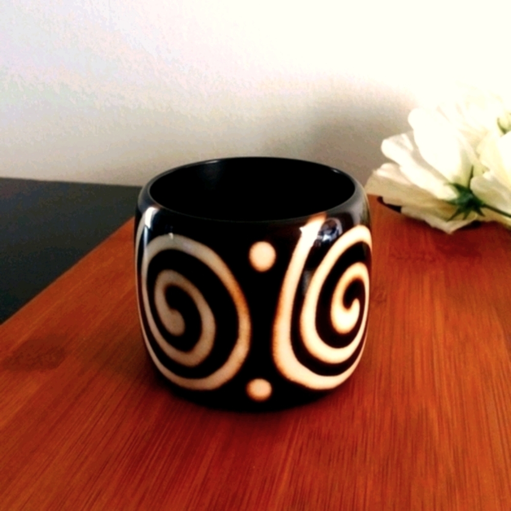 1PC Beautiful African Batik Bangle Bracelet - Picture 5 of 9